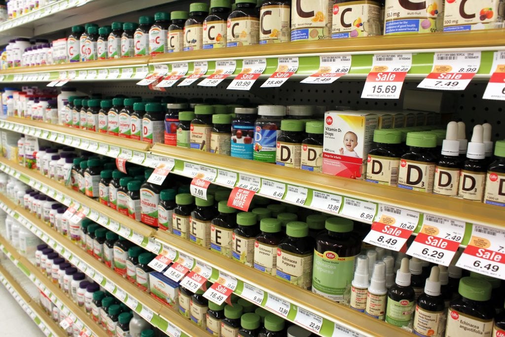 Vitamins in store